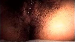 Housewife Juliana Pregnant Striptease and a little Anal sex porn video